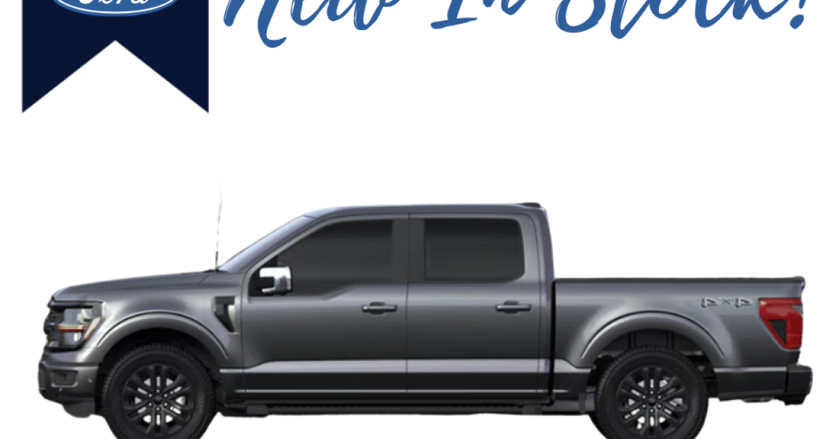 2024 Ford F150 XLT SuperCrew Black Pack 303A 4x4 Leslie Motors